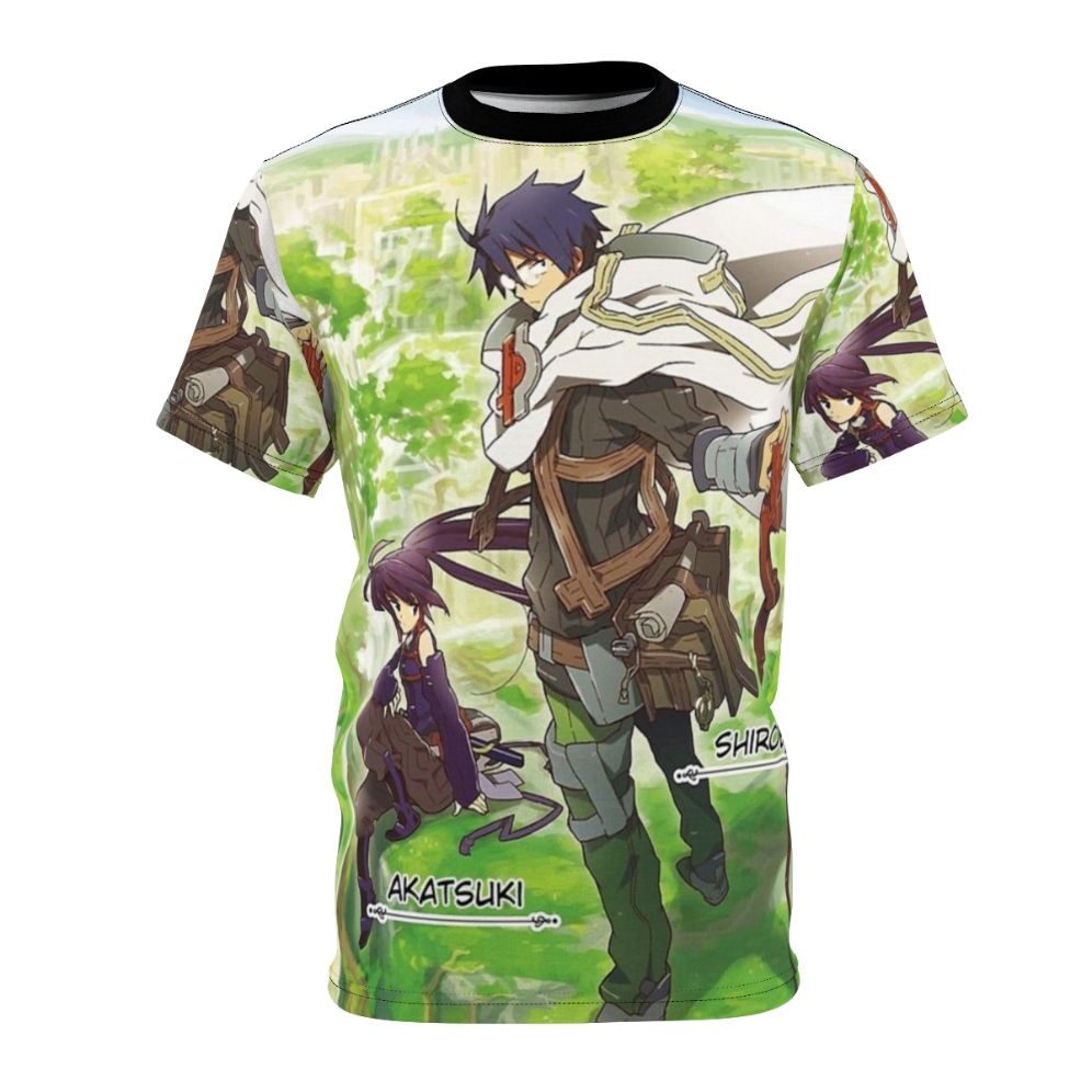 Log Horizon inspired anime-style artwork printed on a high-quality t-shirt