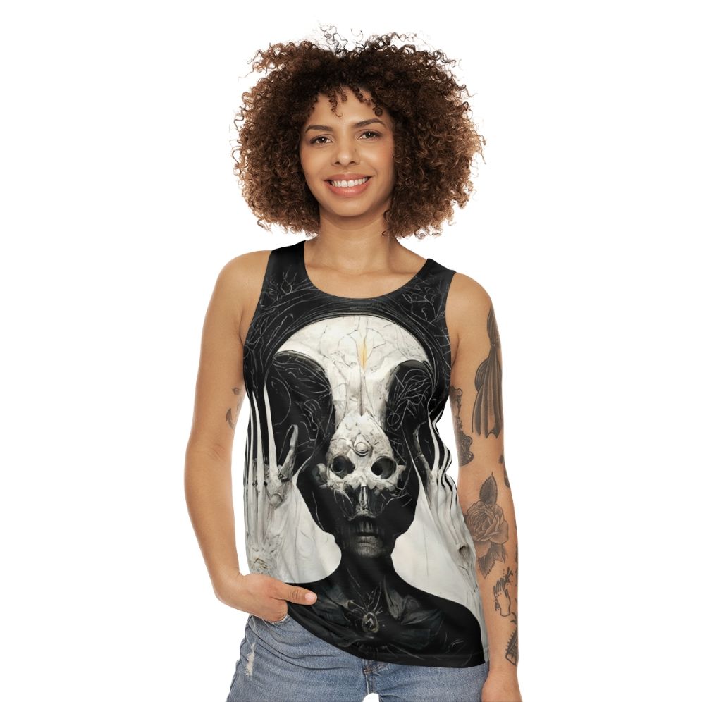 HR Giger Necronomicon Unisex Tank Top - women