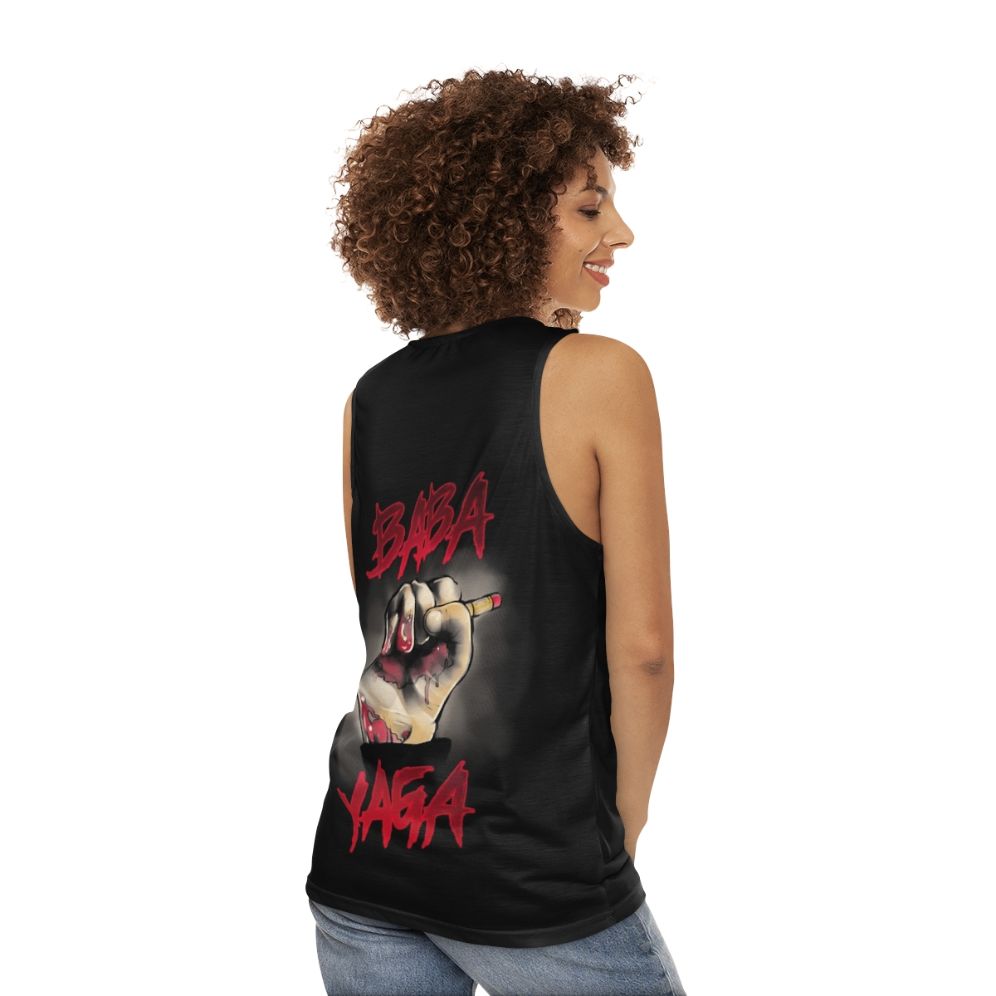 Baba Yaga Unisex Tank Top - women back