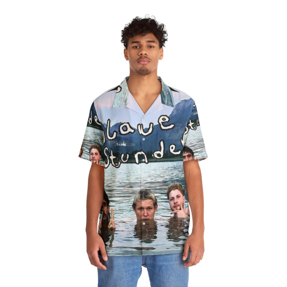 Blaue Stunden 2023 Hawaiian Shirt featuring German rap band 01099 - People Front