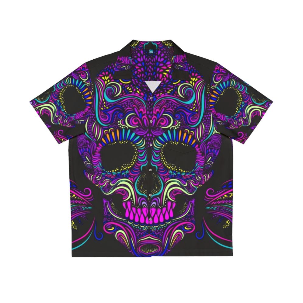 Aphex Twin Trippy Pattern Hawaiian Shirt