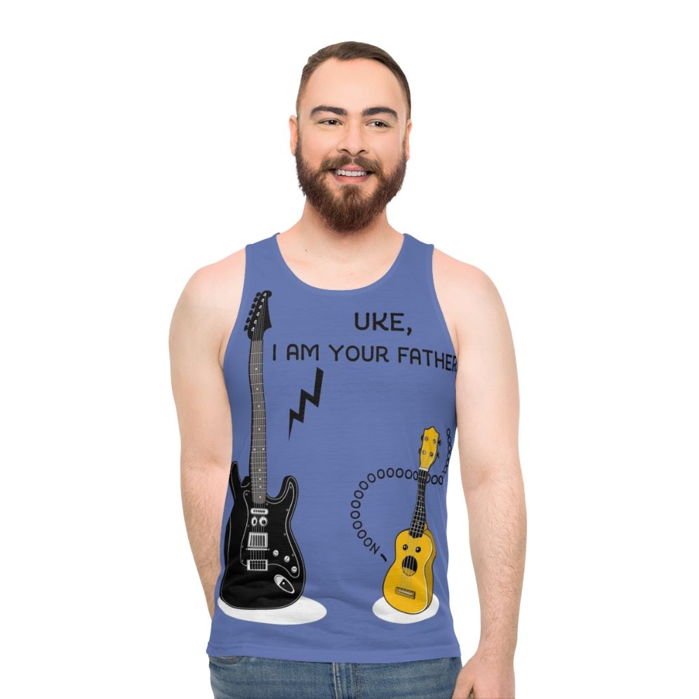 Uke I Am Your Father Unisex Ukulele Music Parody Tank Top - men