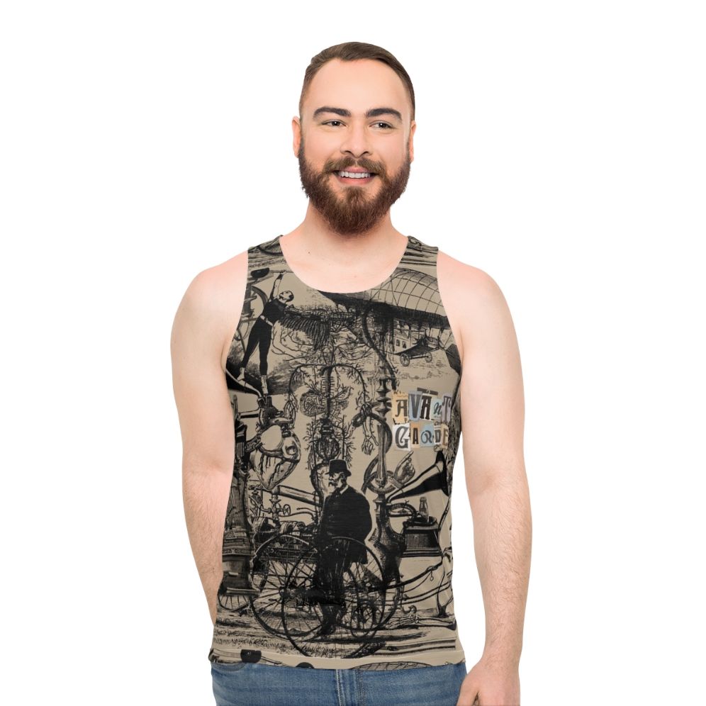 Avant garde music creative process unisex tank top - men