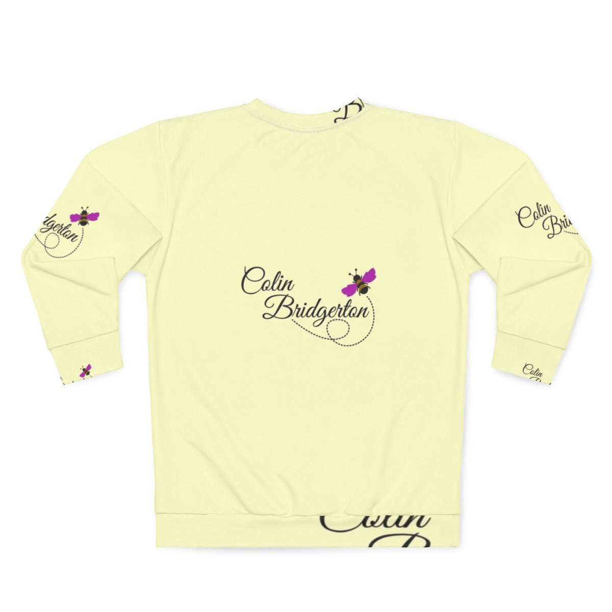 Colin Bridgerton and the Bee Bridgerton Netflix Sweatshirt - Back