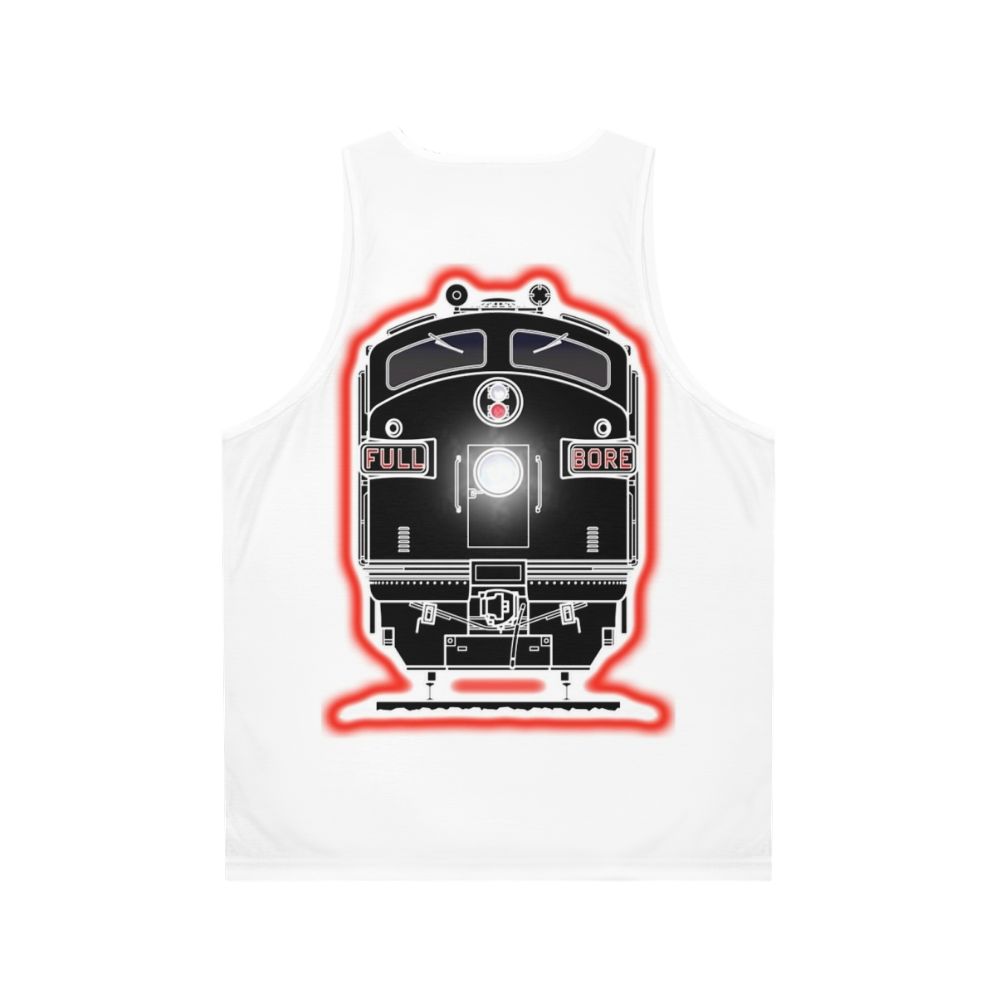 Diesel locomotive unisex tank top - Back