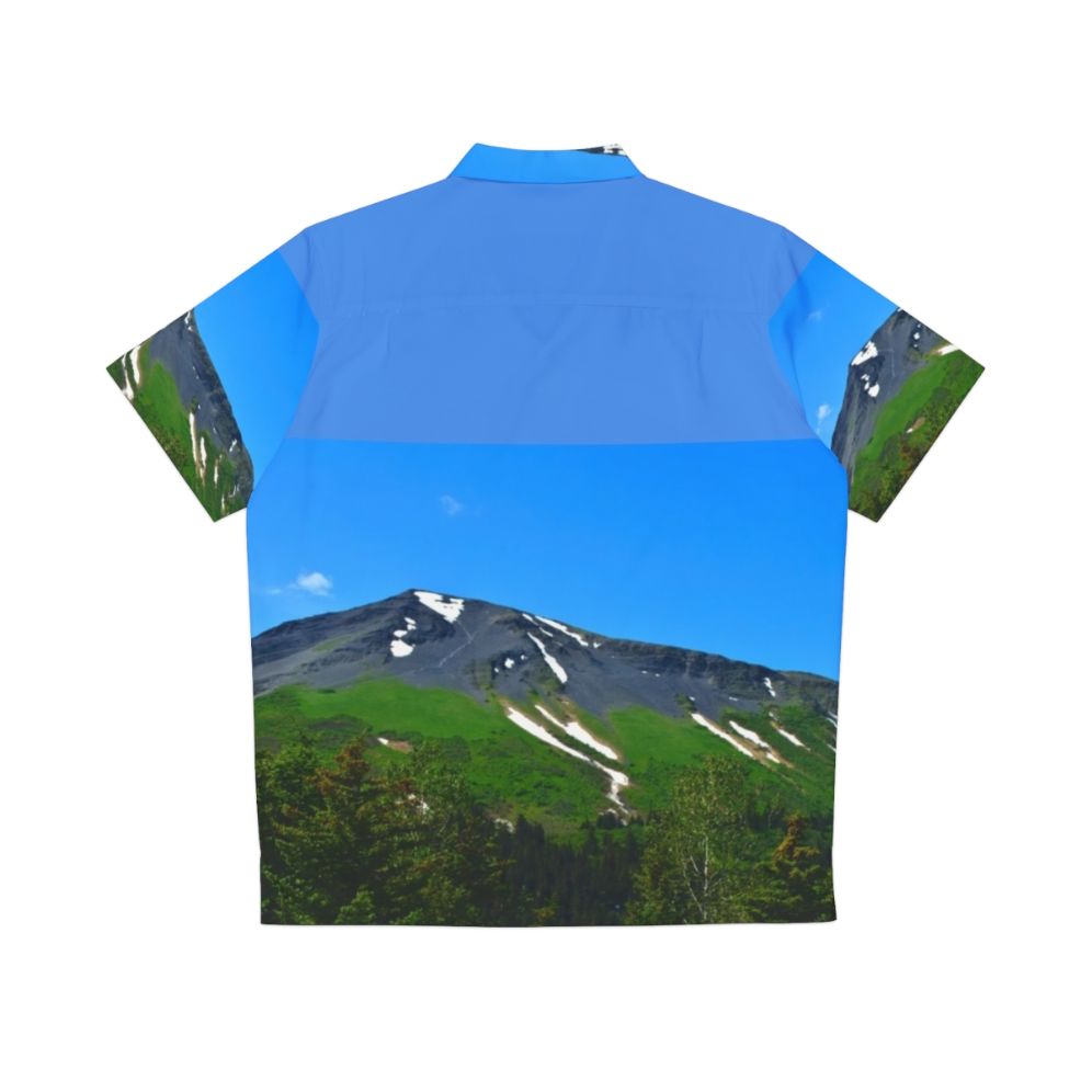 Alaska Mt. Marathon Hawaiian Shirt for Outdoor Adventure - Back