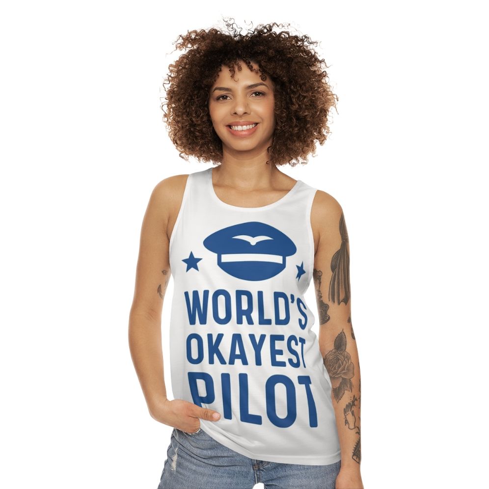 World's Okayest Unisex Engineer Tank Top - women