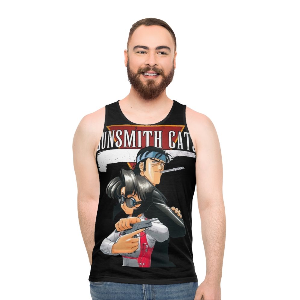 Vintage Gunsmith Cats Anime Tank Top - men