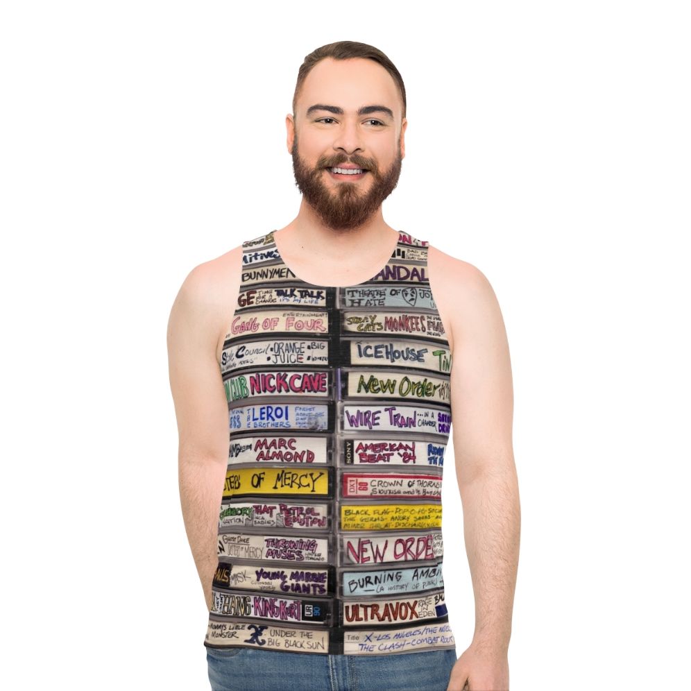 Punk Cassettes Unisex Tank Top - men