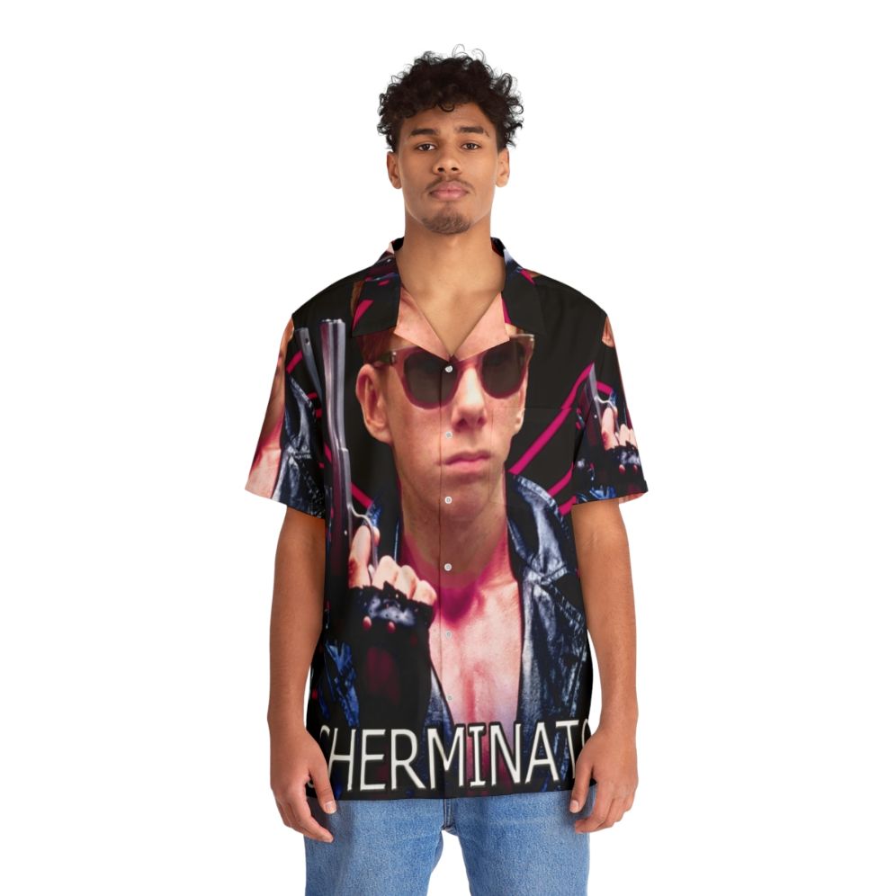 Sherminator Hawaiian Shirt - People Front