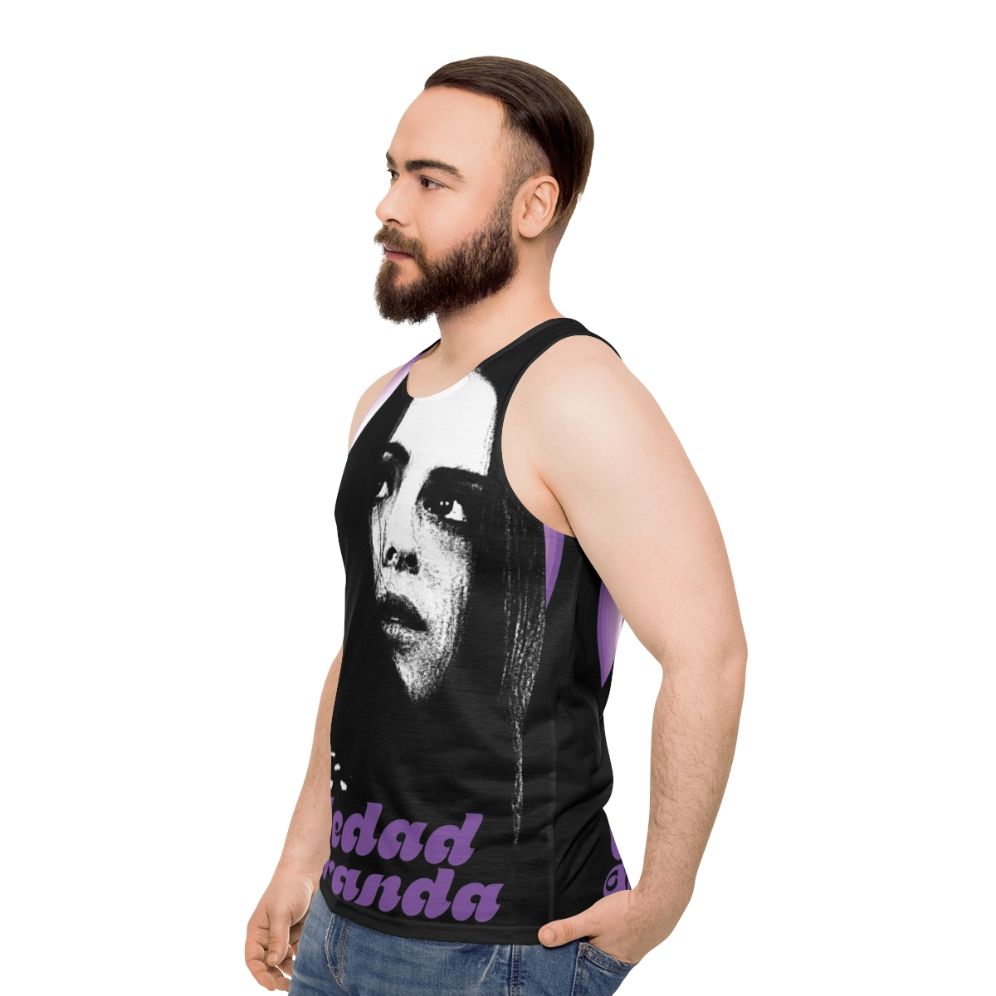 Soledad Miranda Eugenie Unisex Tank Top - men side