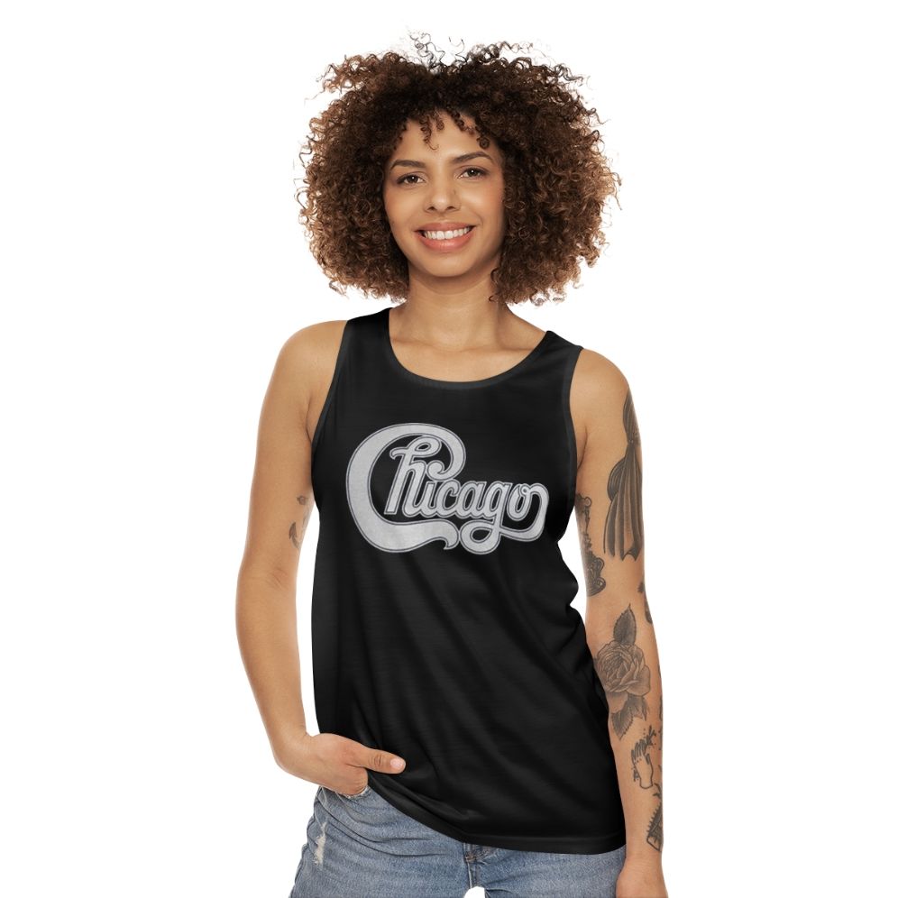 Vintage Chicago Music Band Unisex Tank Top - women