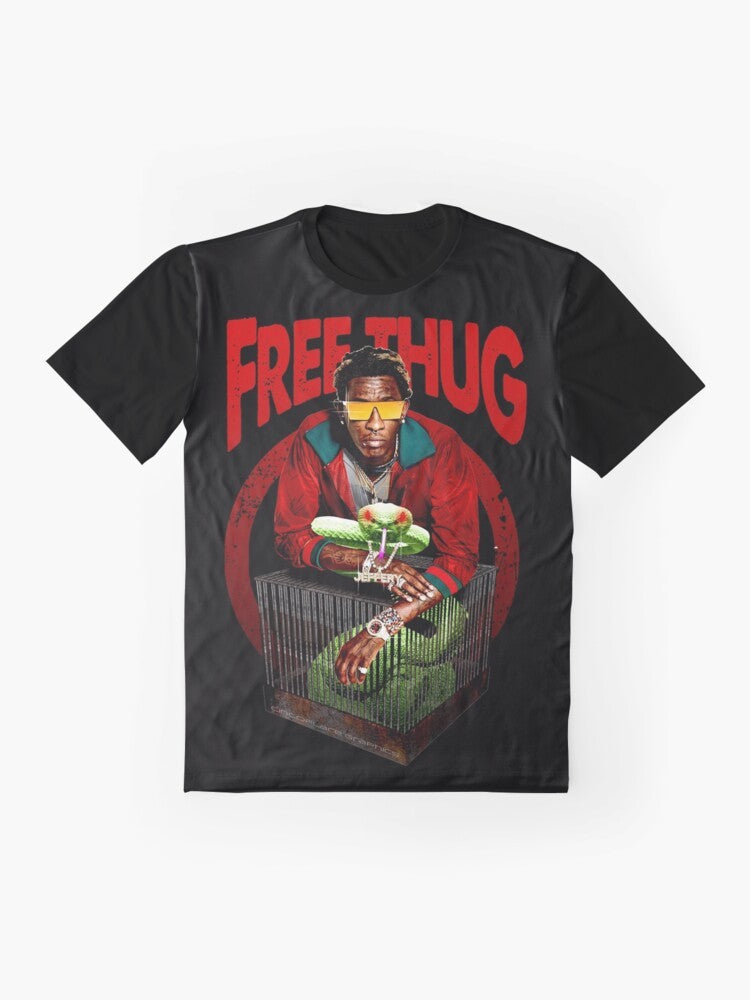 Young Thug Rap Tour Graphic T-Shirt - Flat lay