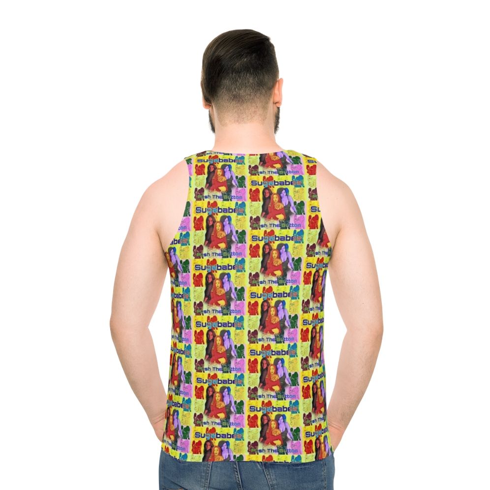 Sugababes 'Push The Button' Unisex Tank Top - men back