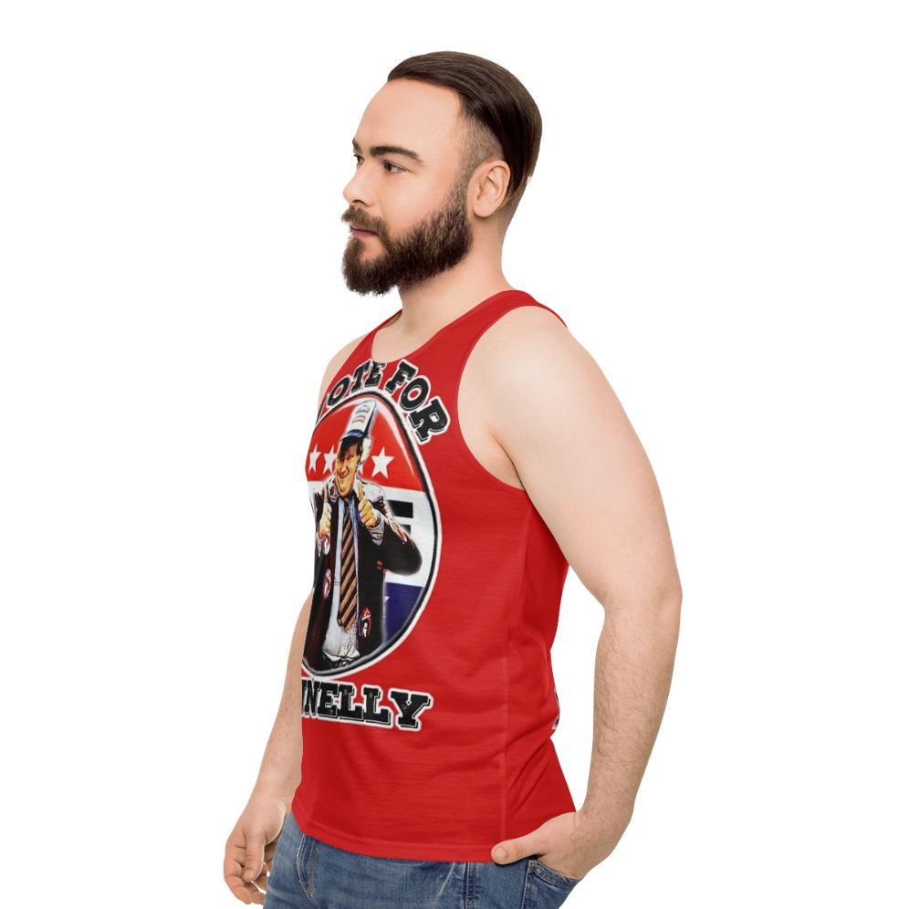 Vote for Donnelly Unisex 90s Comedy Tank Top - men side