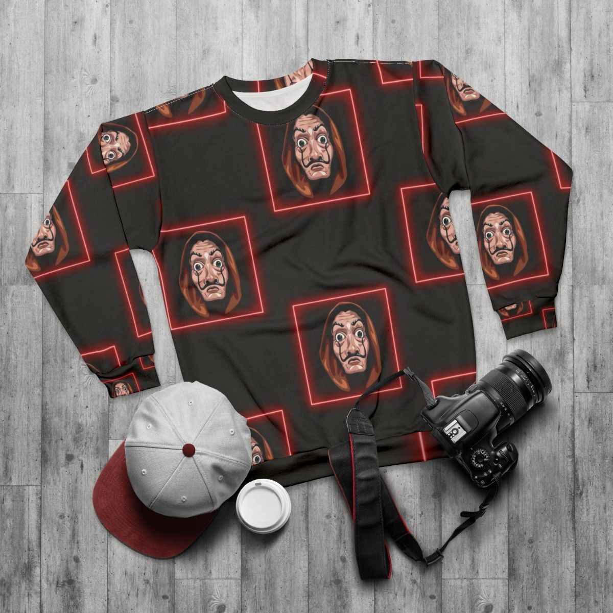 Money Heist Bella Ciao Sweatshirt - flat lay