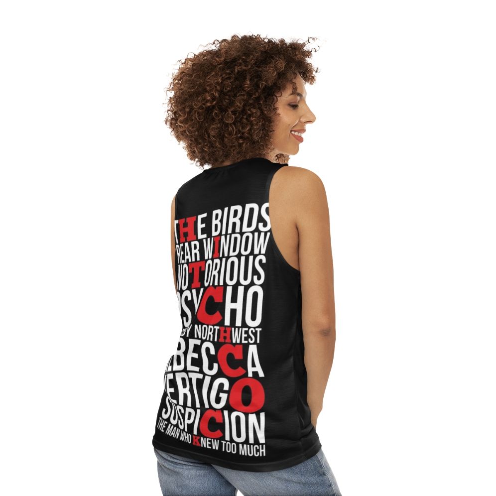 Alfred Hitchcock Unisex Tank Top - women back