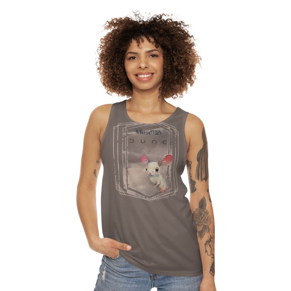 Dune Sand Mouse Unisex Tank Top - women