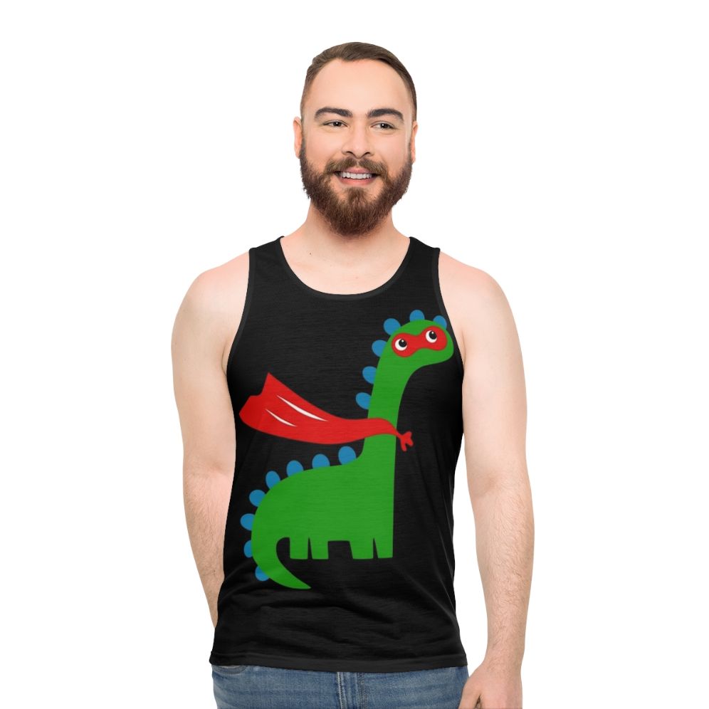 Dinosaur superhero graphic tee for kids - men