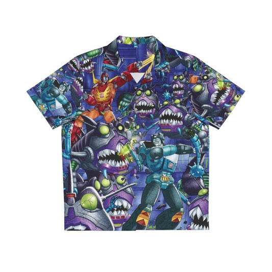 Retro Transformers Demolition Derby Hawaiian Shirt