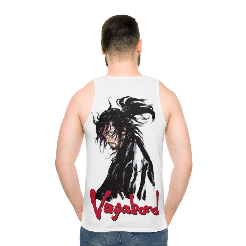 Unisex Vagabond Japanese Inspired Tank Top - men back