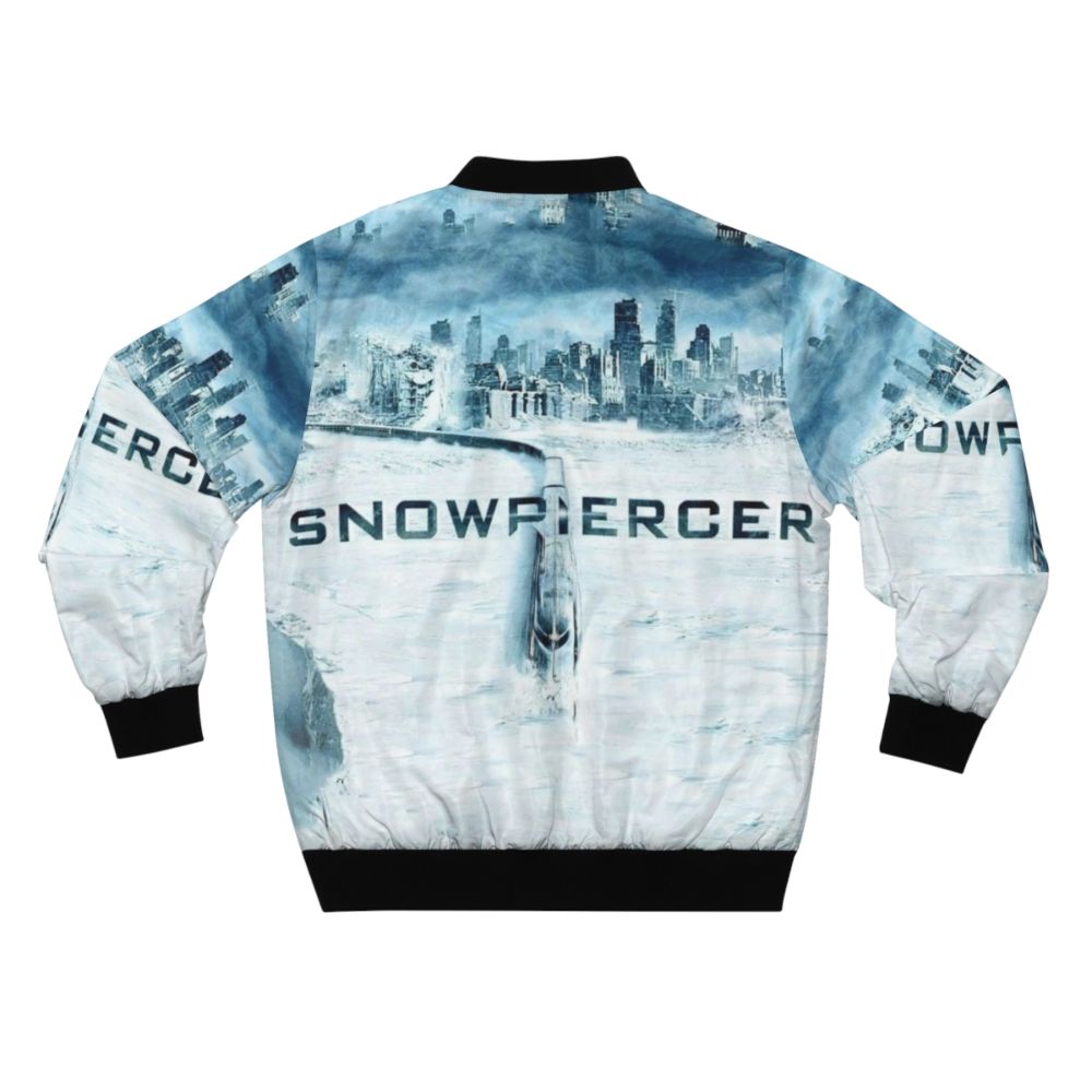 Snowpiercer bomber jacket, a stylish and versatile gaming-inspired fashion piece - Back