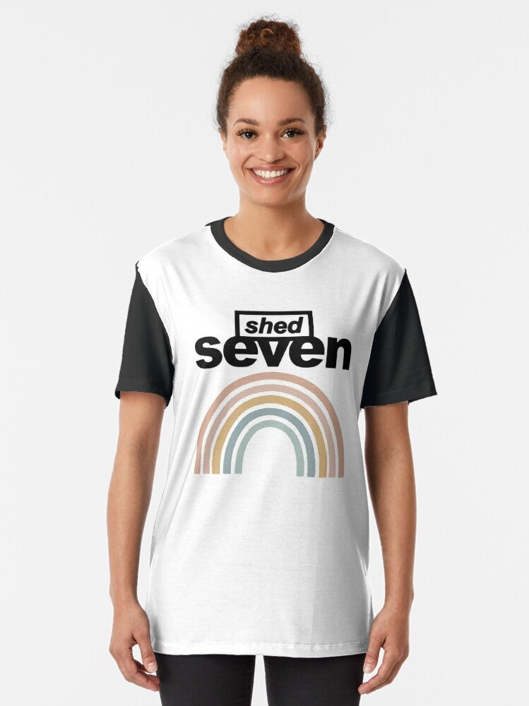 Shed Seven Graphic T-Shirt - Stylish and Comfortable Rock Band Merchandise - Women