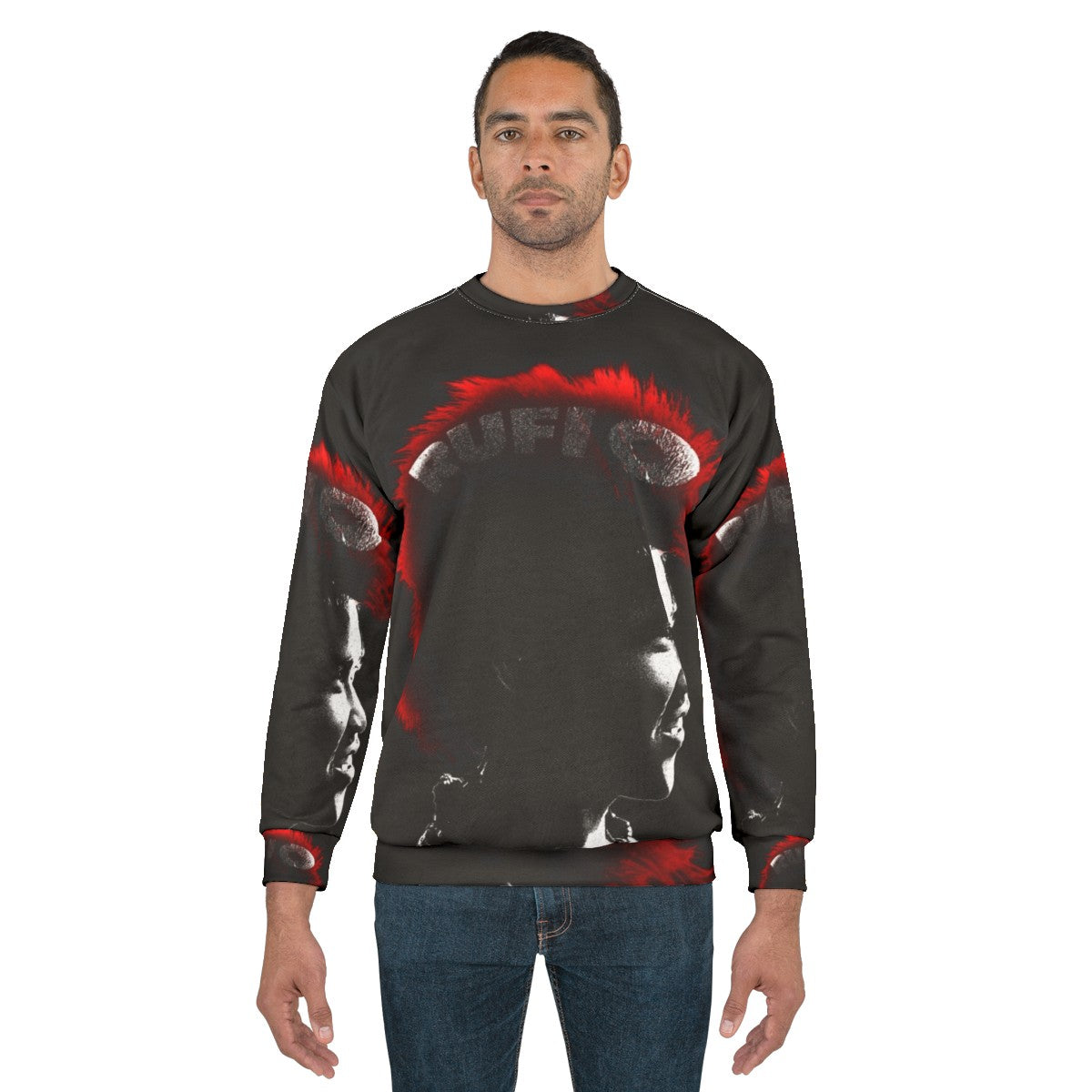 Rufio Sweatshirt with Peter Pan and Hook Design - men