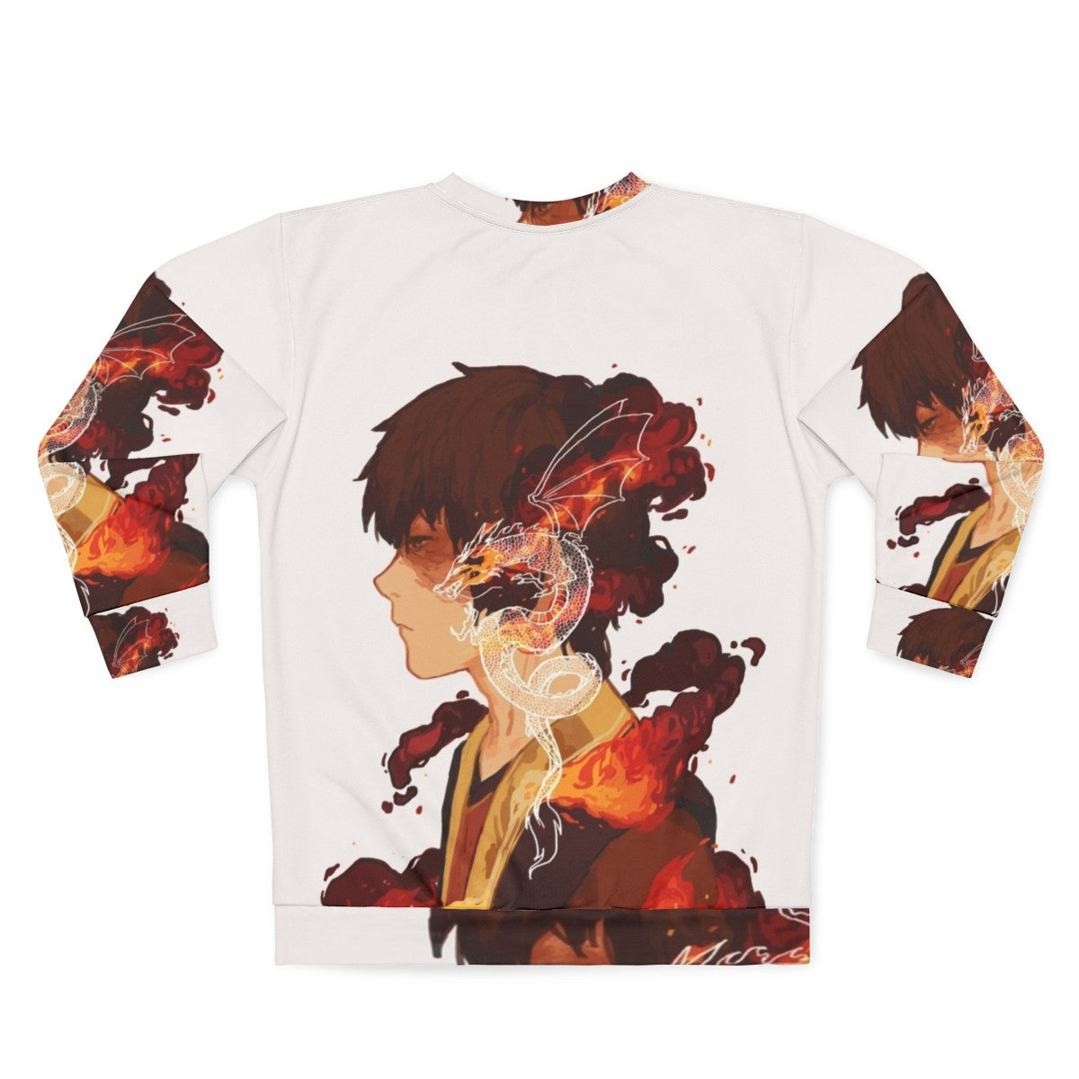 Zuko firebender sweatshirt from Avatar: The Last Airbender - Back