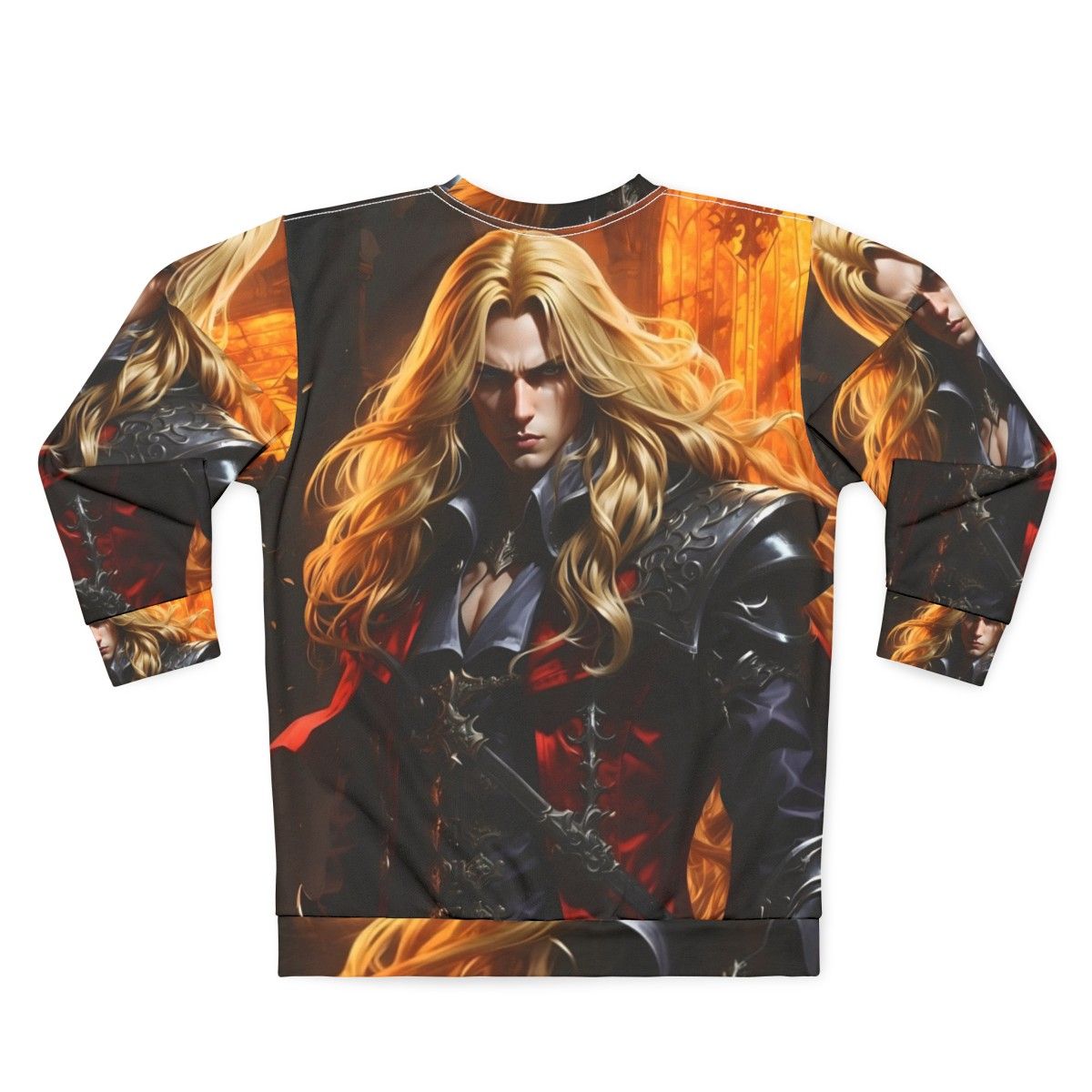 Alucard the Vampire Warrior Castlevania Netflix Sweatshirt - Back