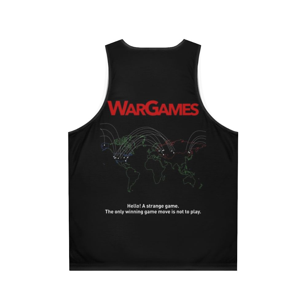 "War Games" Movie Tank Top with Matthew Broderick - Back