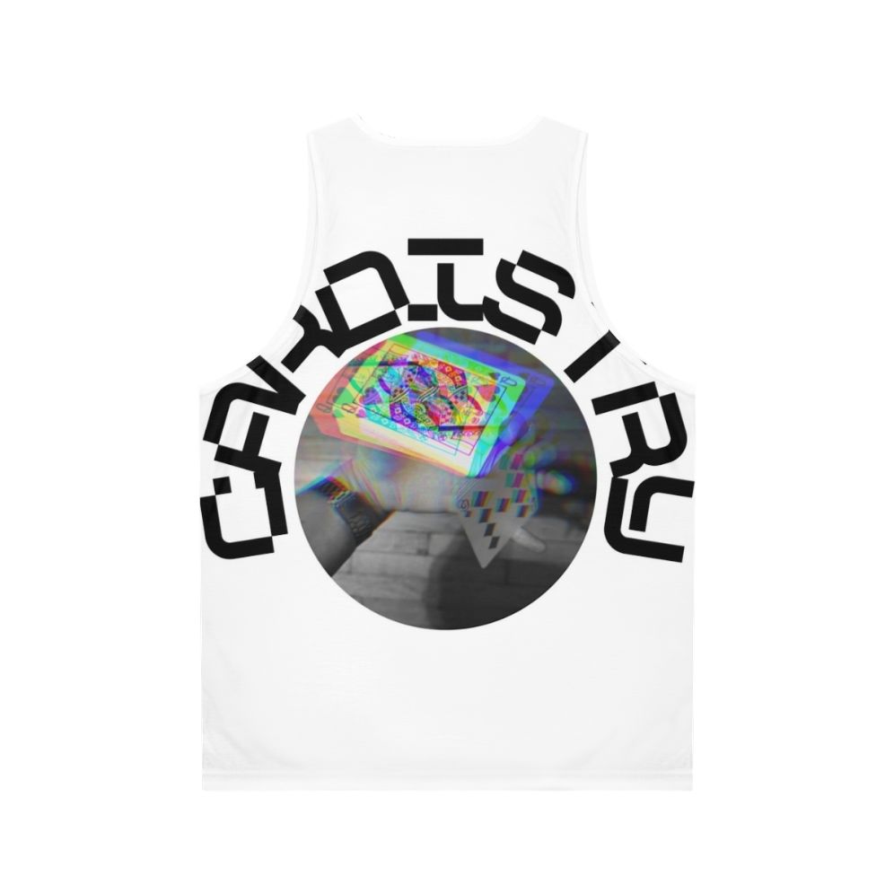 Unisex Cardistry Tank Top - Back