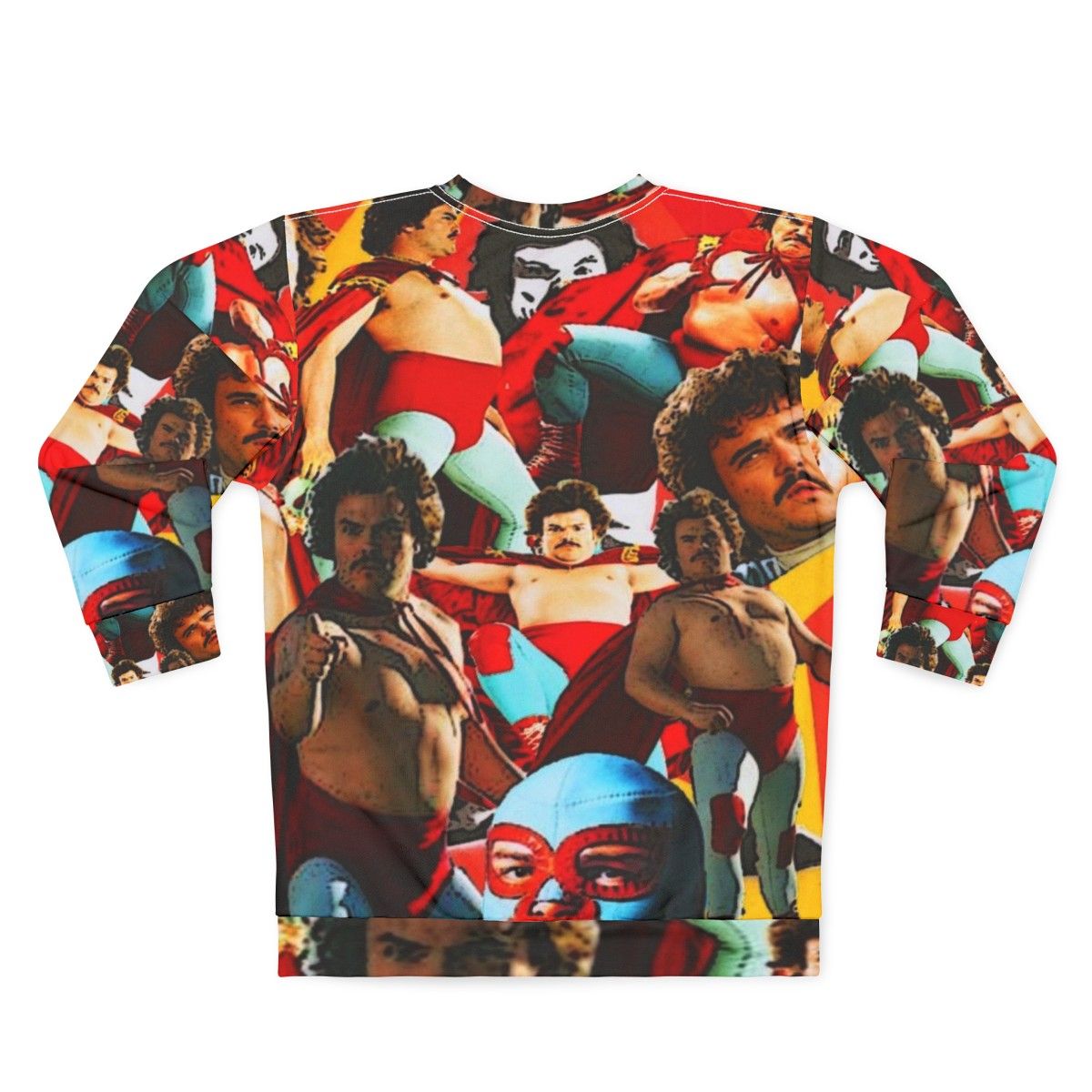 Nacho Libre Luchador Wrestler Sweatshirt - Back