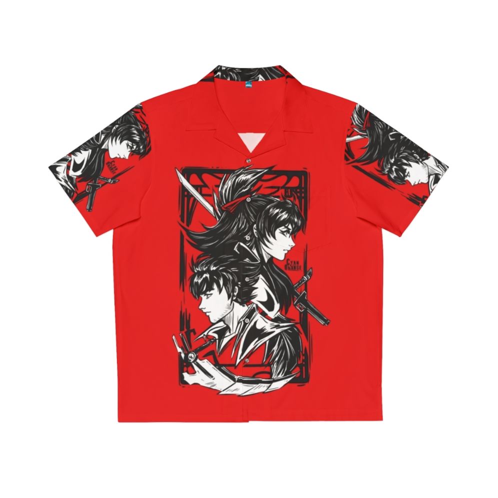 Branwen Twins Hawaiian Shirt featuring Raven and Qrow Branwen