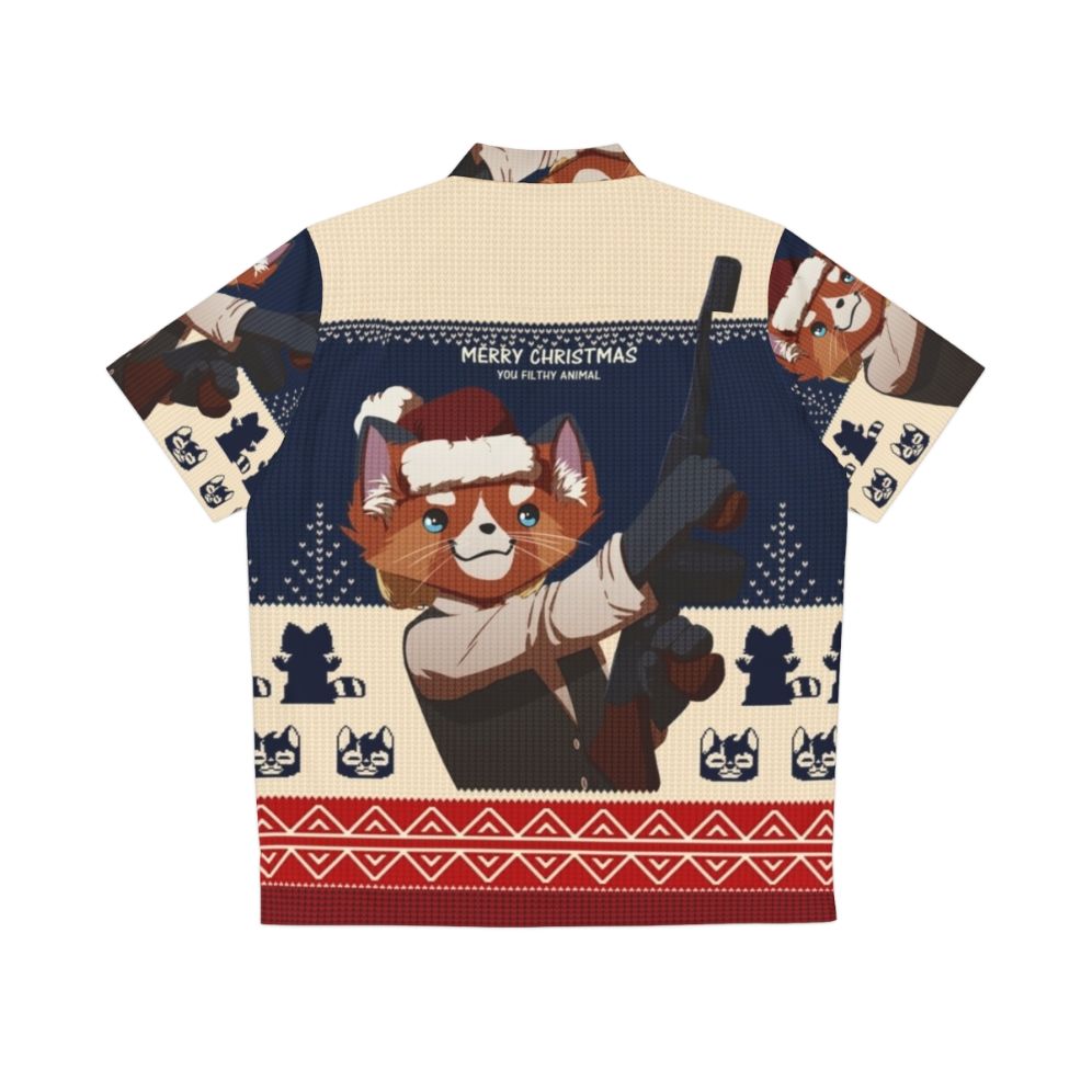 Merry Christmas, You Filthy Animal Hawaiian Shirt - Back