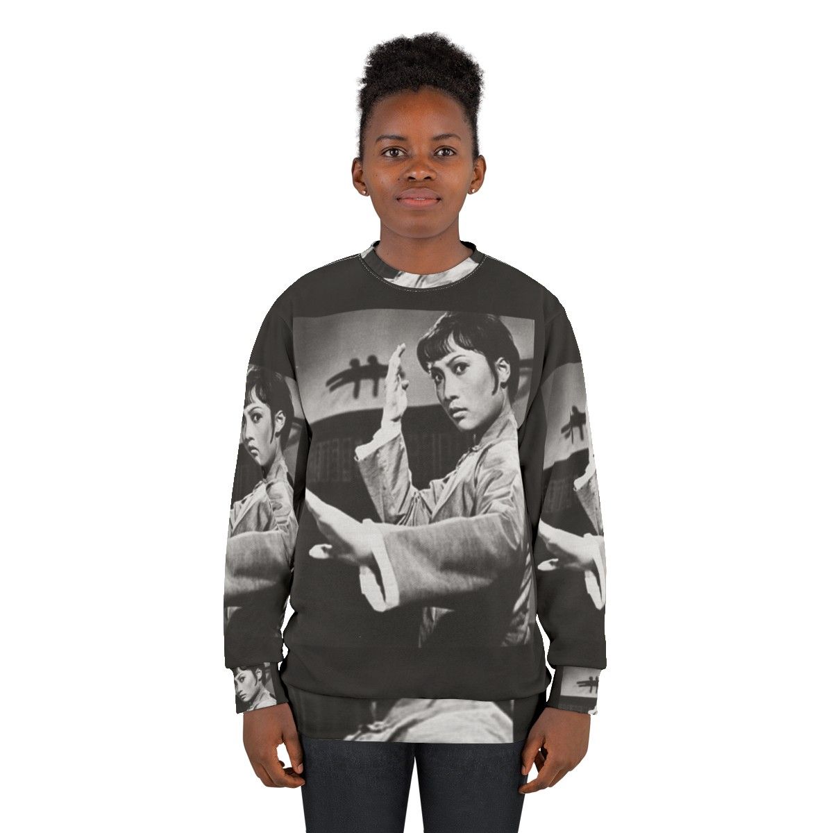 Angela Mao Kung Fu Sweatshirt - Iconic Hong Kong Cinema Apparel - women