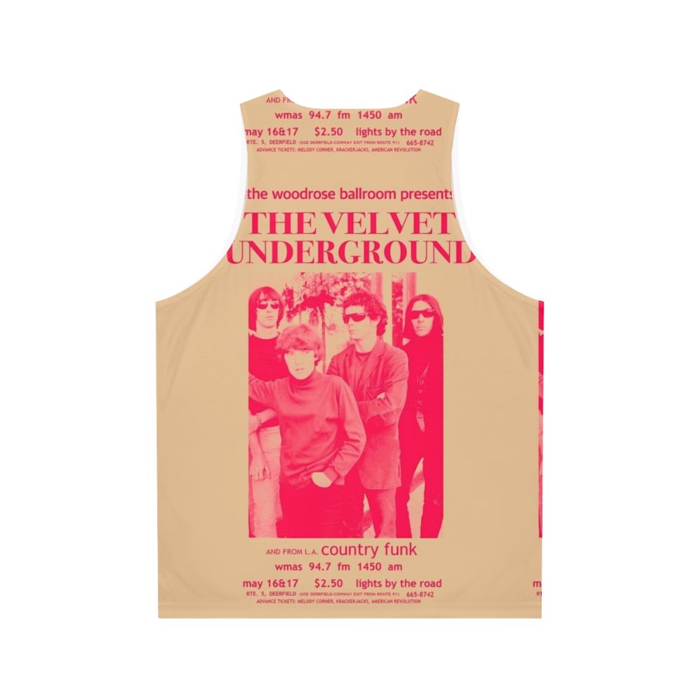 Vintage Velvet Underground psychedelic band tank top - Back