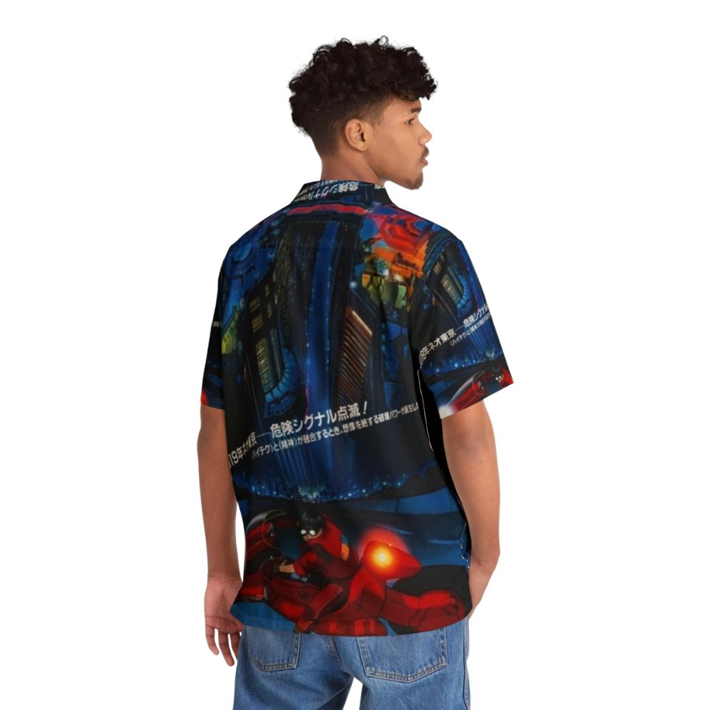 2019 Akira Inspired Cyberpunk Hawaiian Shirt - Flat lay