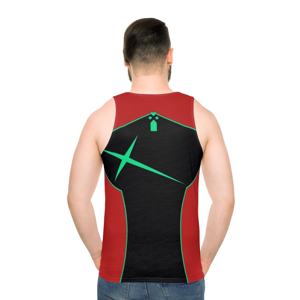 Xenoblade Pyra Pro Swimmer Unisex Tank Top - men back