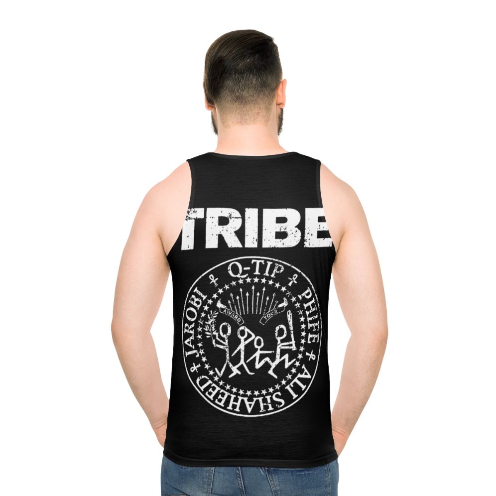 Tribe Unisex Hip Hop Tank Top - men back