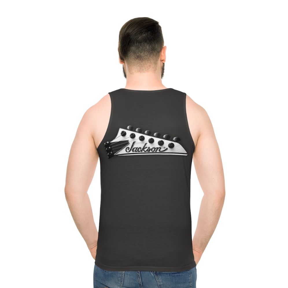 Jackson Headstock Unisex Tank Top - men back