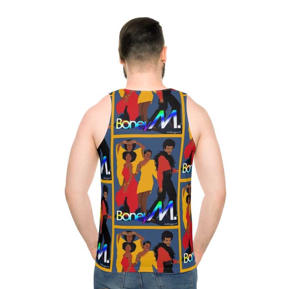 Boney The M Unisex Tank Top - men back