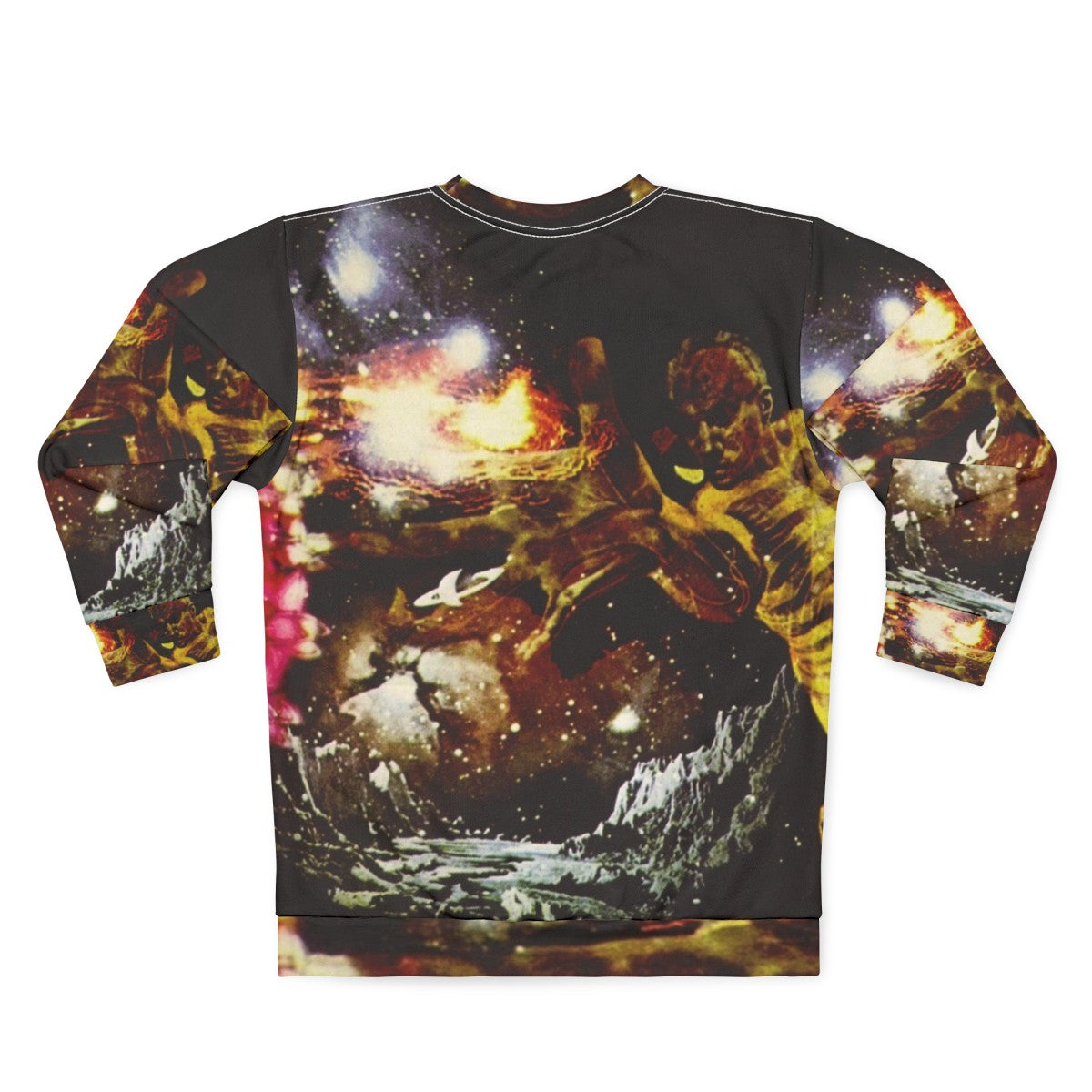 Santana III Classic Rock Sweatshirt featuring iconic album art - Back