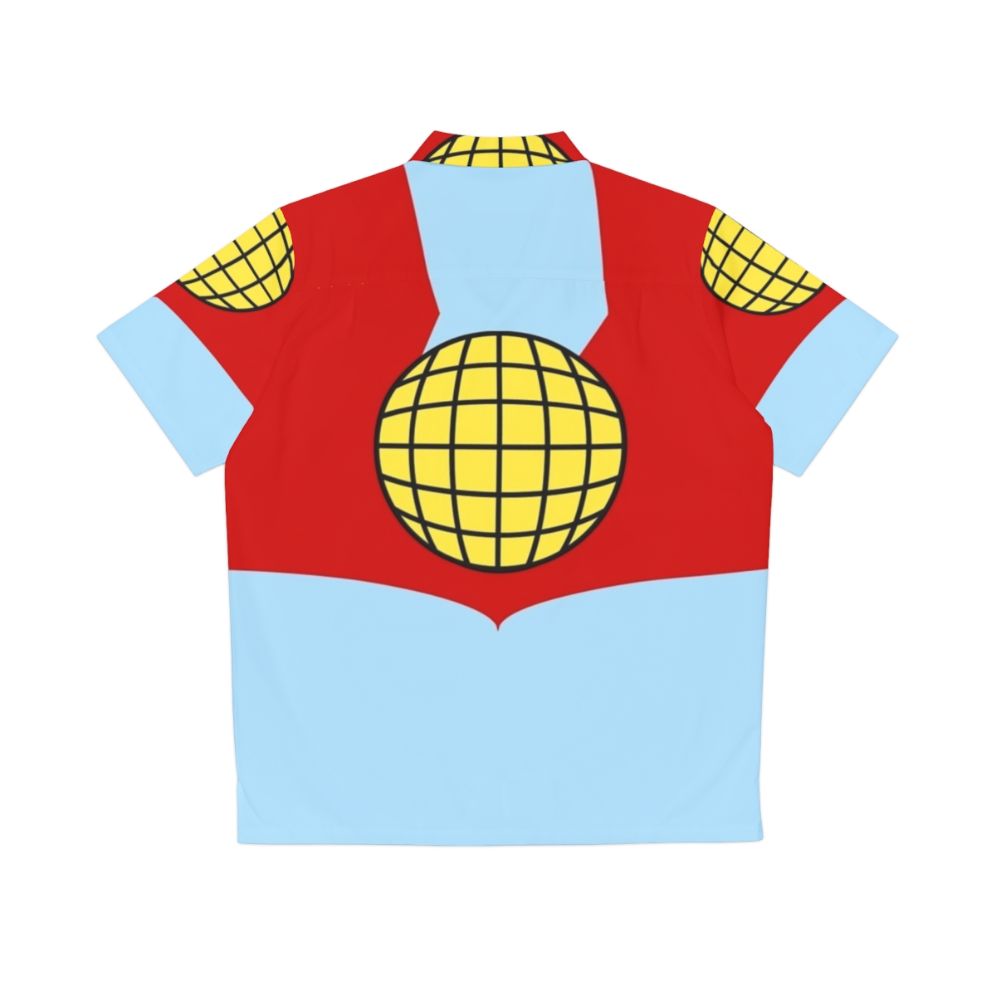 Captain Planet Hawaiian Shirt with Planetary Motifs - Back