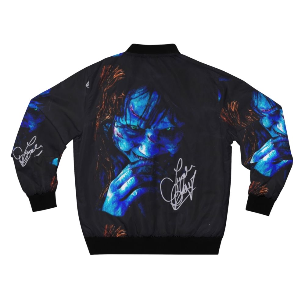 Linda Blair autographed bomber jacket from the classic horror film 'The Exorcist' - Back