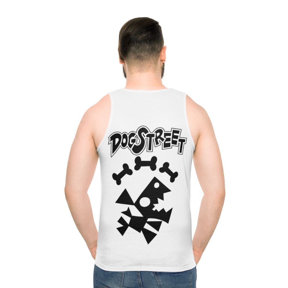 Unisex Dogstreet tank top with Disney and gaming inspired design - men back