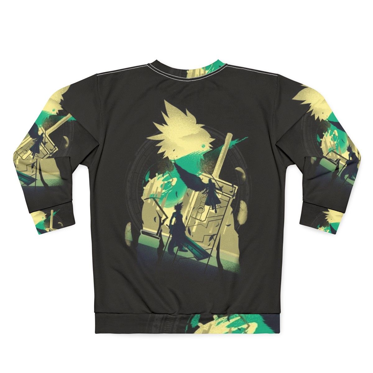 Final Fantasy VII Sweatshirt with Cloud Strife and Sephiroth - Back