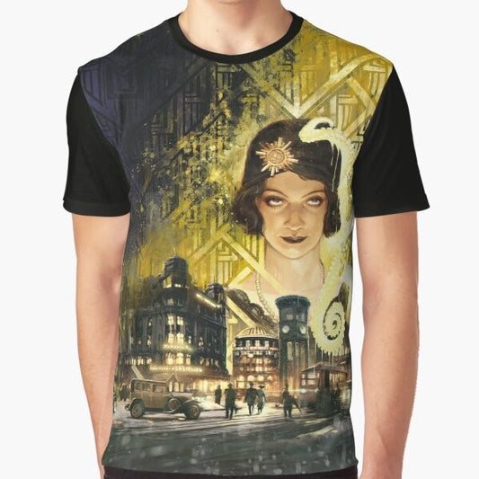 Call of Cthulhu Berlin Graphic T-Shirt featuring Loïc Muzy's artwork