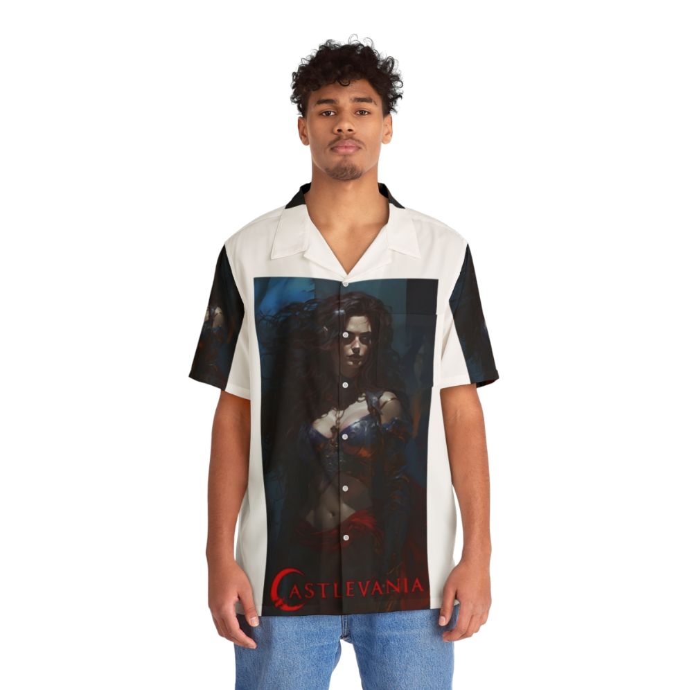 Castlevania Striga Vampire Painting Hawaiian Shirt - People Front