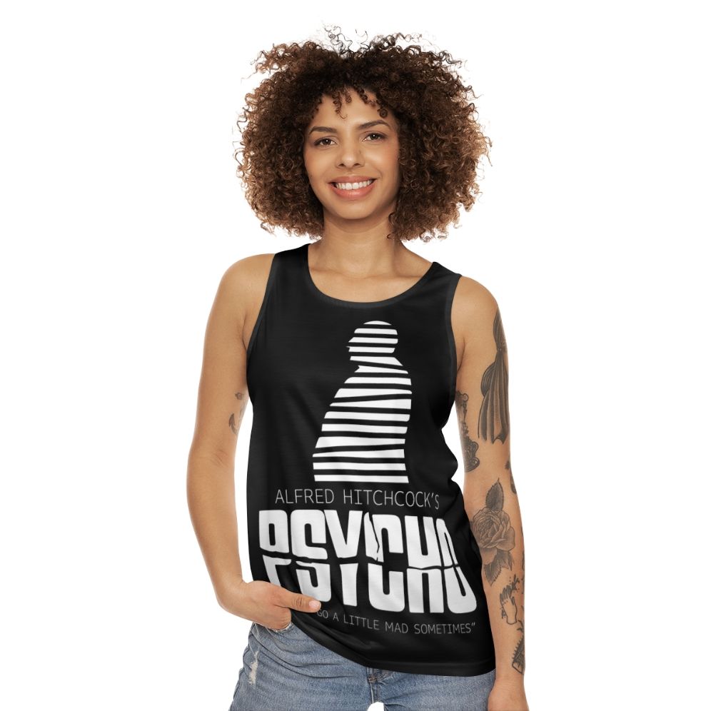 Alfred Hitchcock Psycho Unisex Tank Top - women